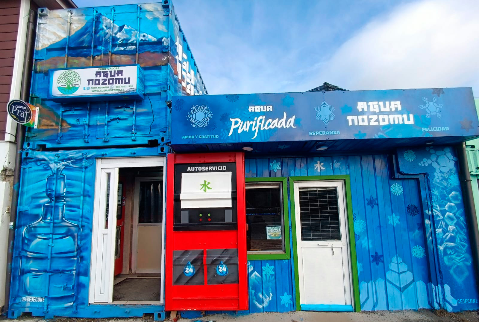 Equipo Agua Nozomu en Punta Arenas